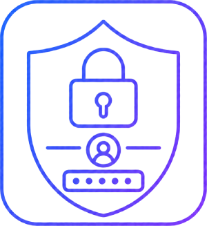 Custom Software Development Company for Web & Apps 9 Neapyre secure login systems icon with shield and lock